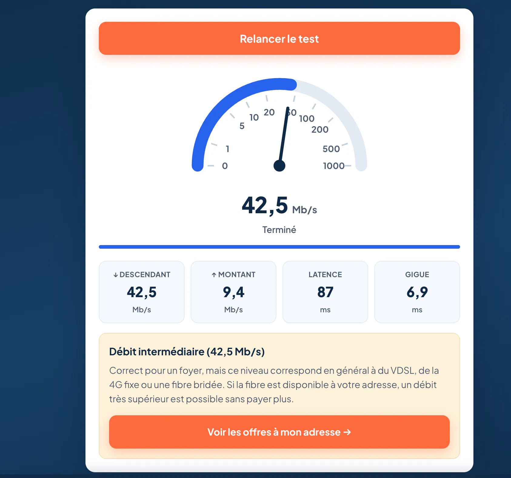 Comparateur Internet Speed Test gallery image