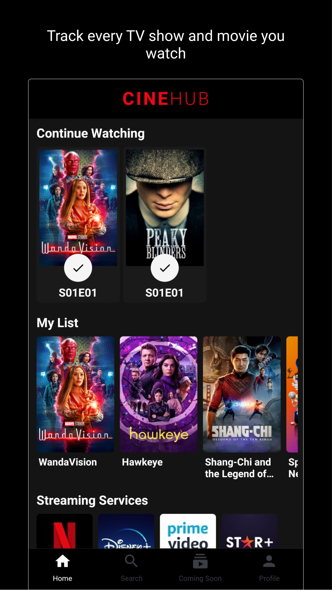 CineHub Movies & TV Shows Tracker Product Information, Latest