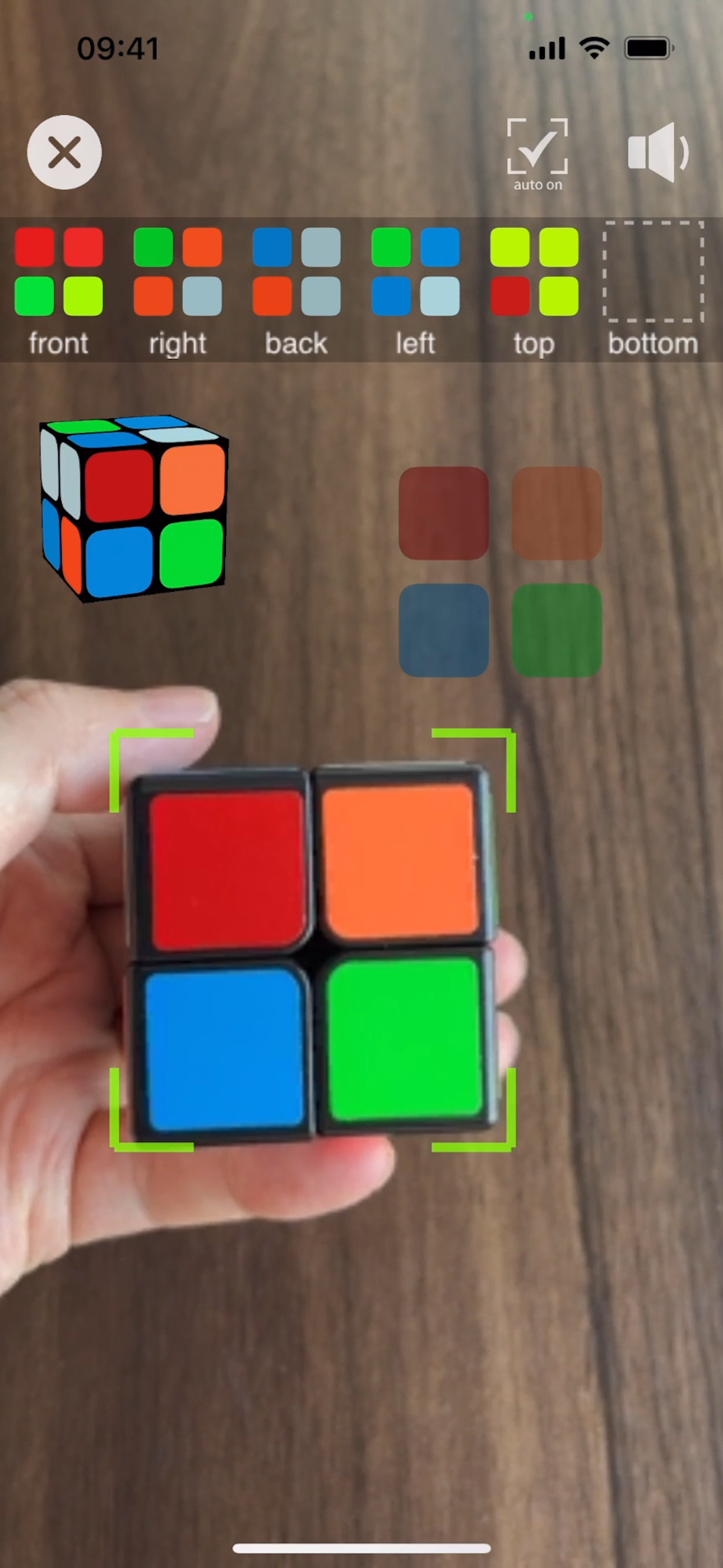3D Rubik's Cube Solver - แก้ปัญหาลูกบาศก์ของรูบิคด้วยกล้อง iPhoneเล่น 3D Rubiks Cube! media 5