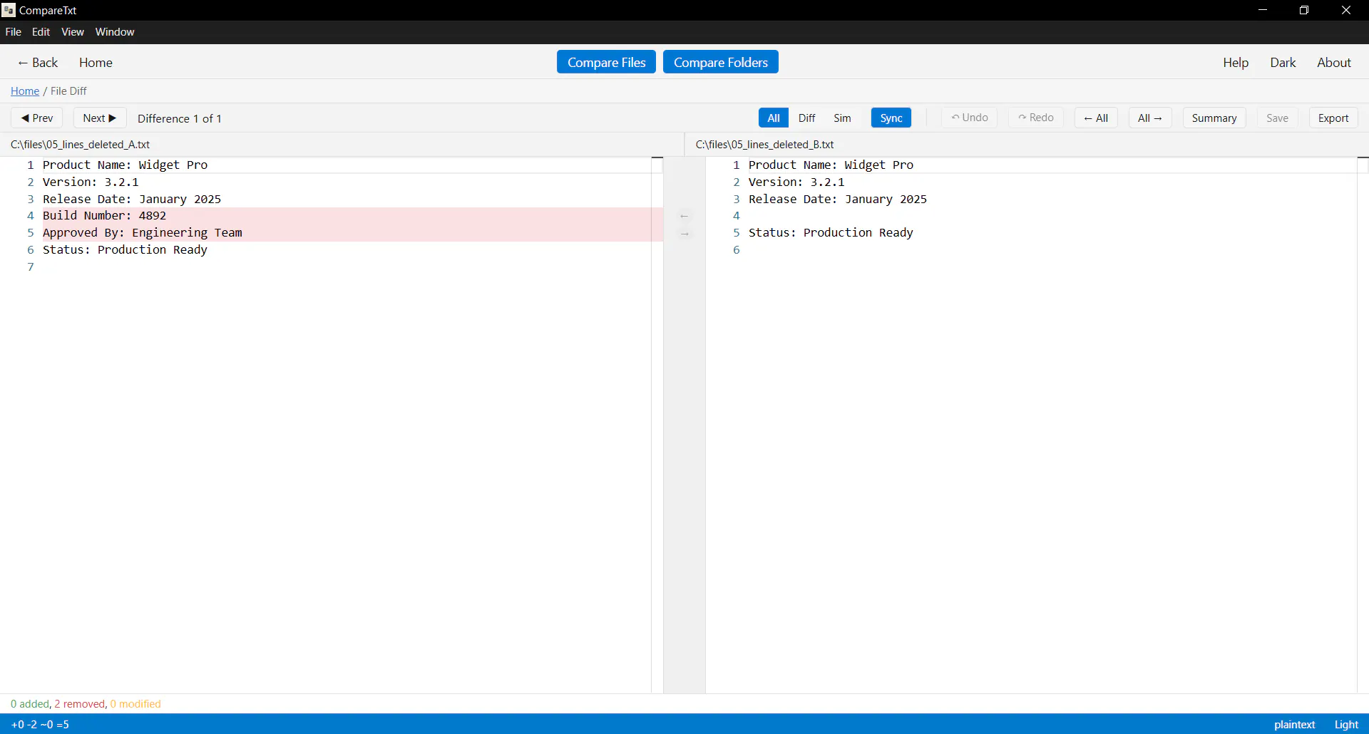 CompareTxt gallery image