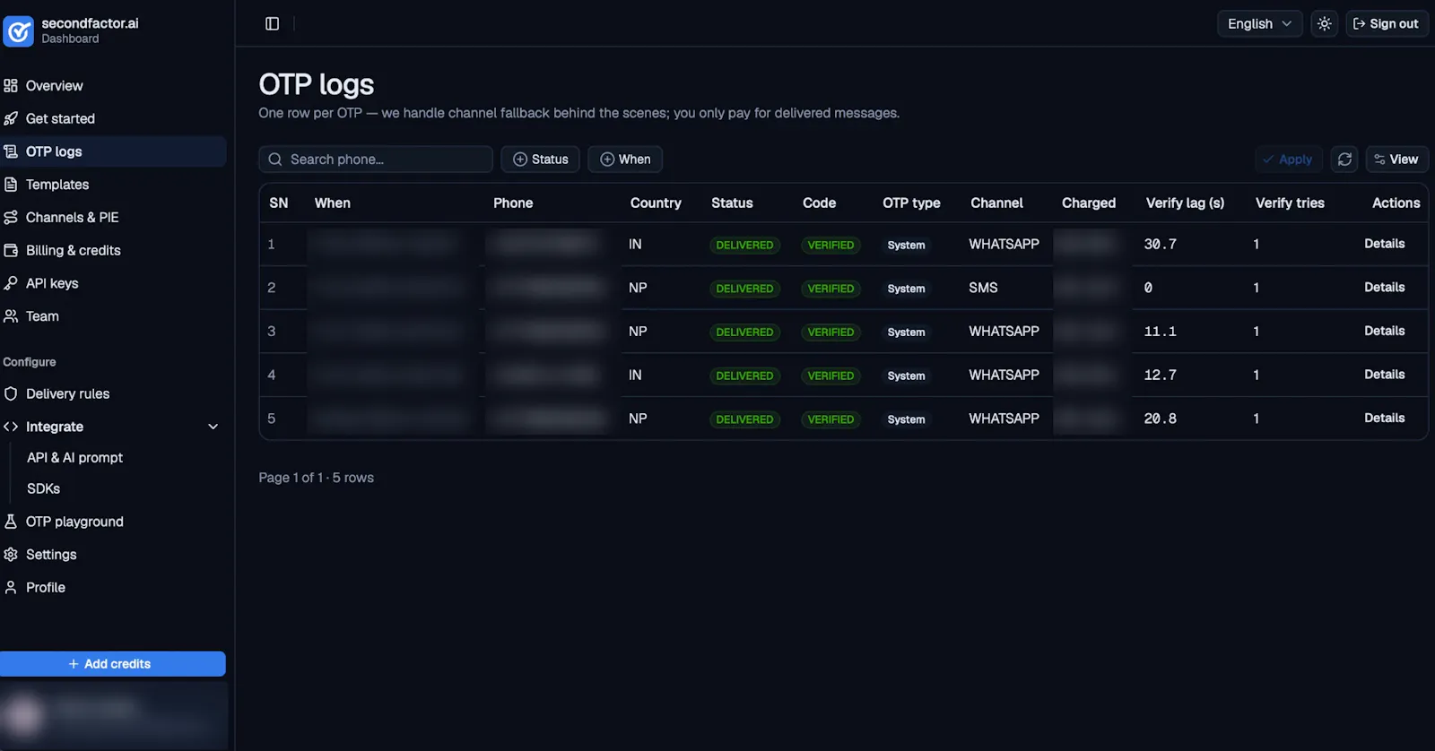 SecondFactor screenshot 3