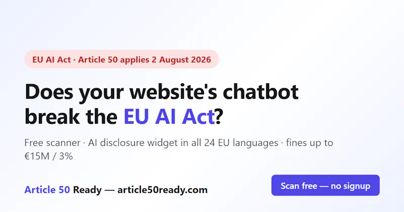 Article 50 Ready screenshot 1