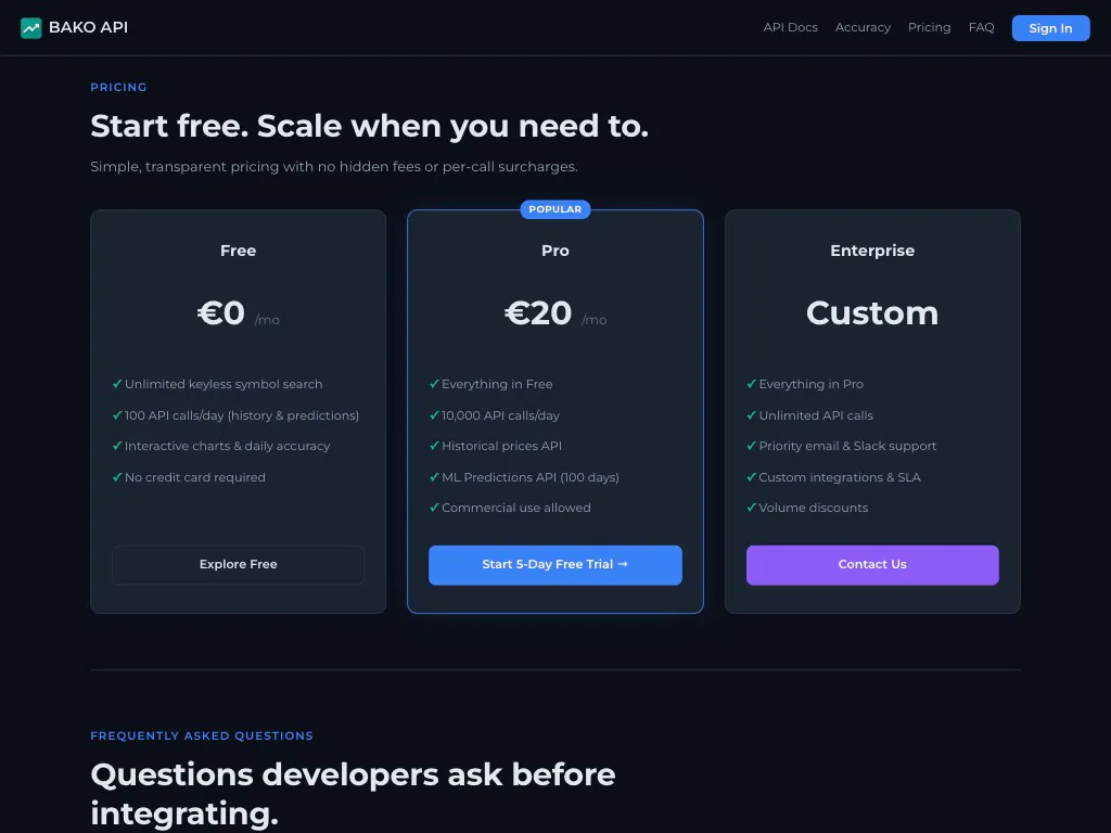 BAKO API gallery image