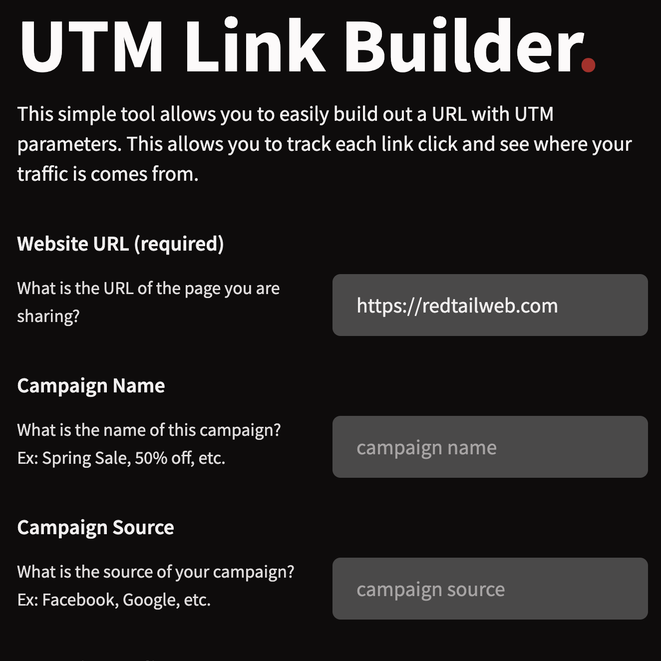 UTM Builder