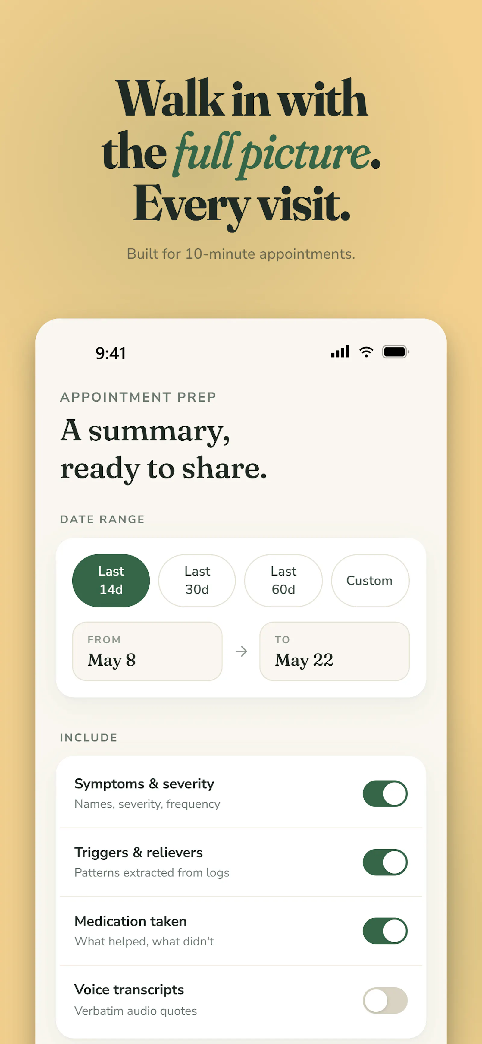 CareMind - AI Health Journal screenshot 5