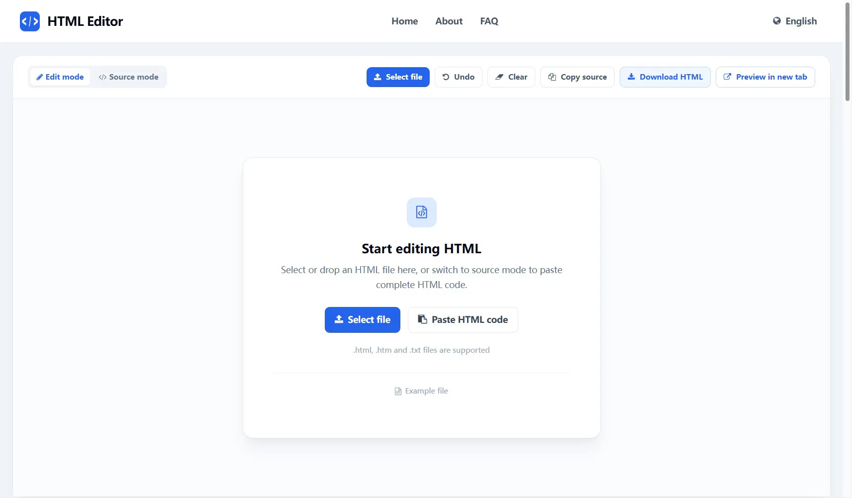 Online HTML Editor gallery image