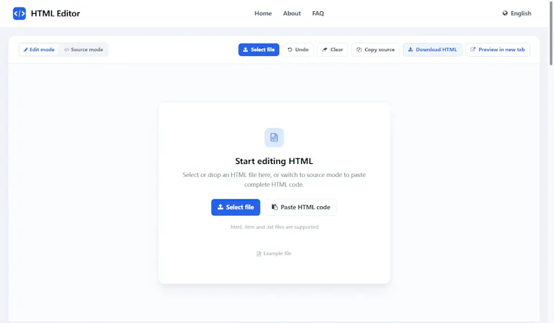 Online HTML Editor screenshot 2