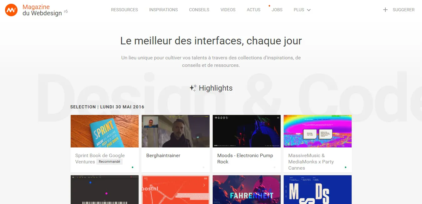 Magazine du Webdesign