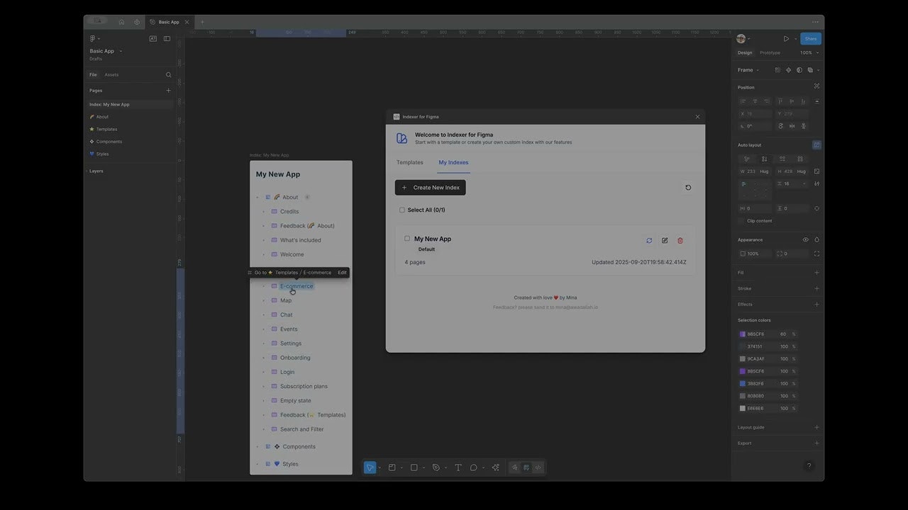 Indexer Plugin for Figma gallery image
