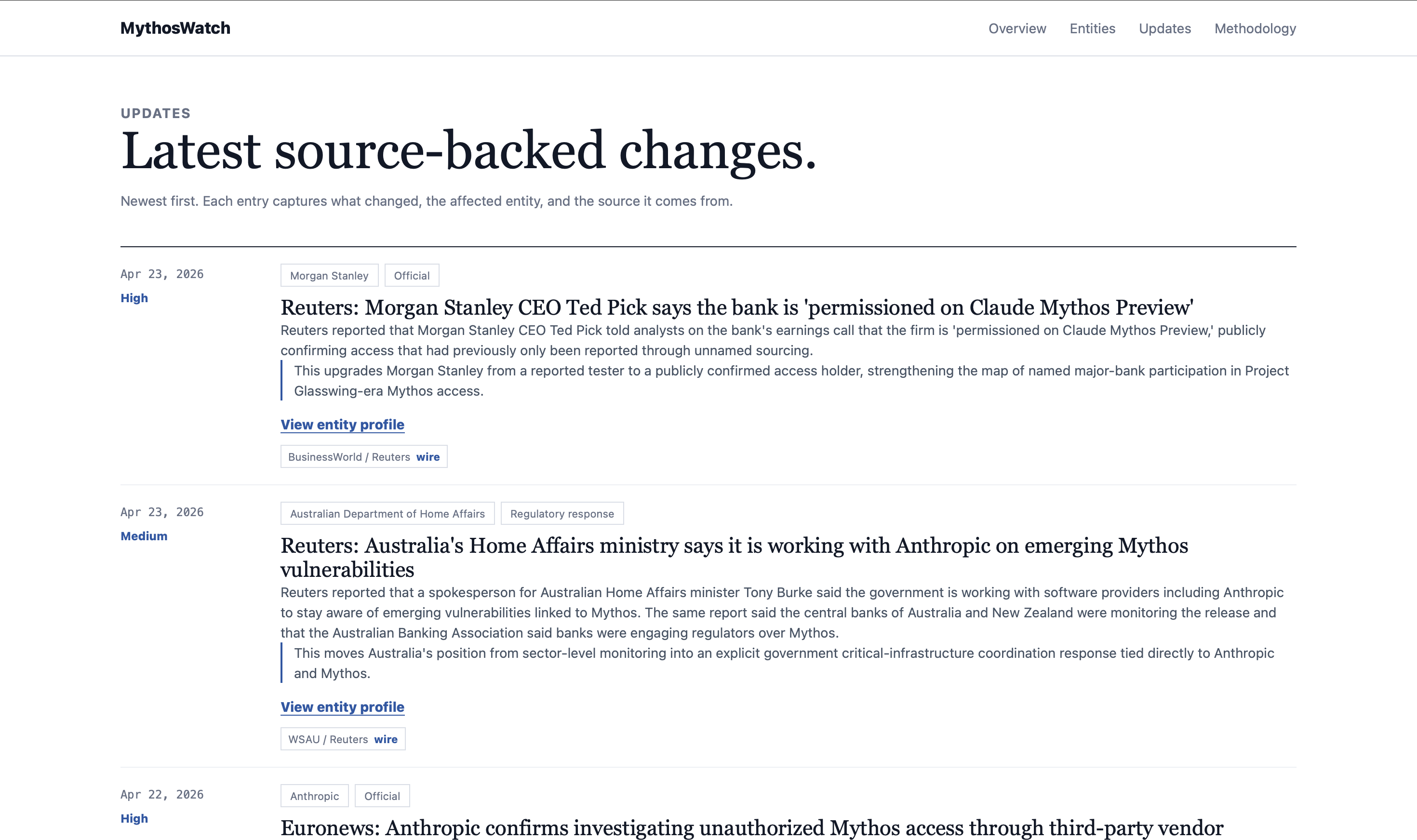 MythosWatch gallery image