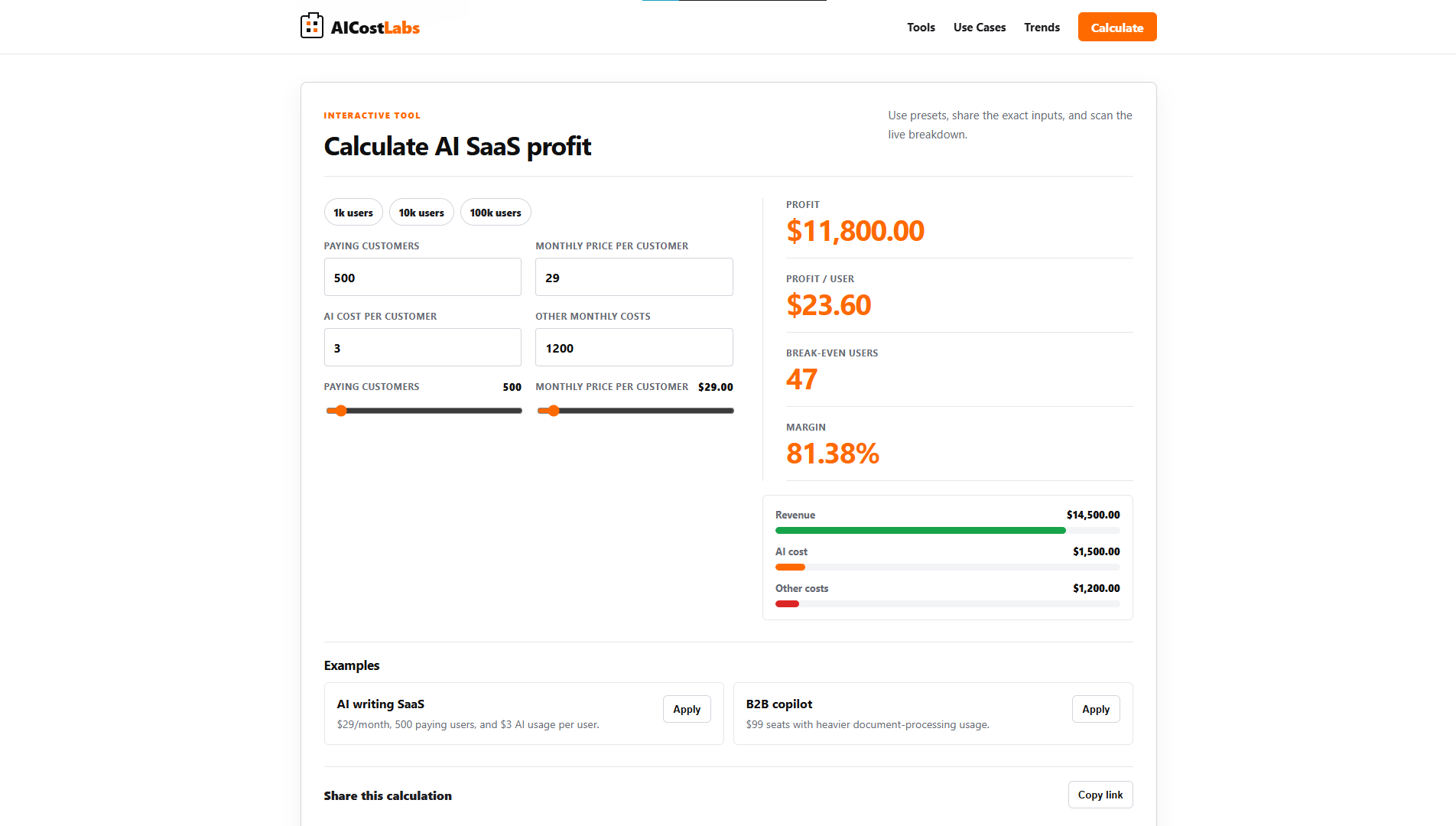 AIcostlabs gallery image