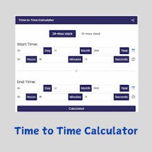 Time to Time Calculator gallery image