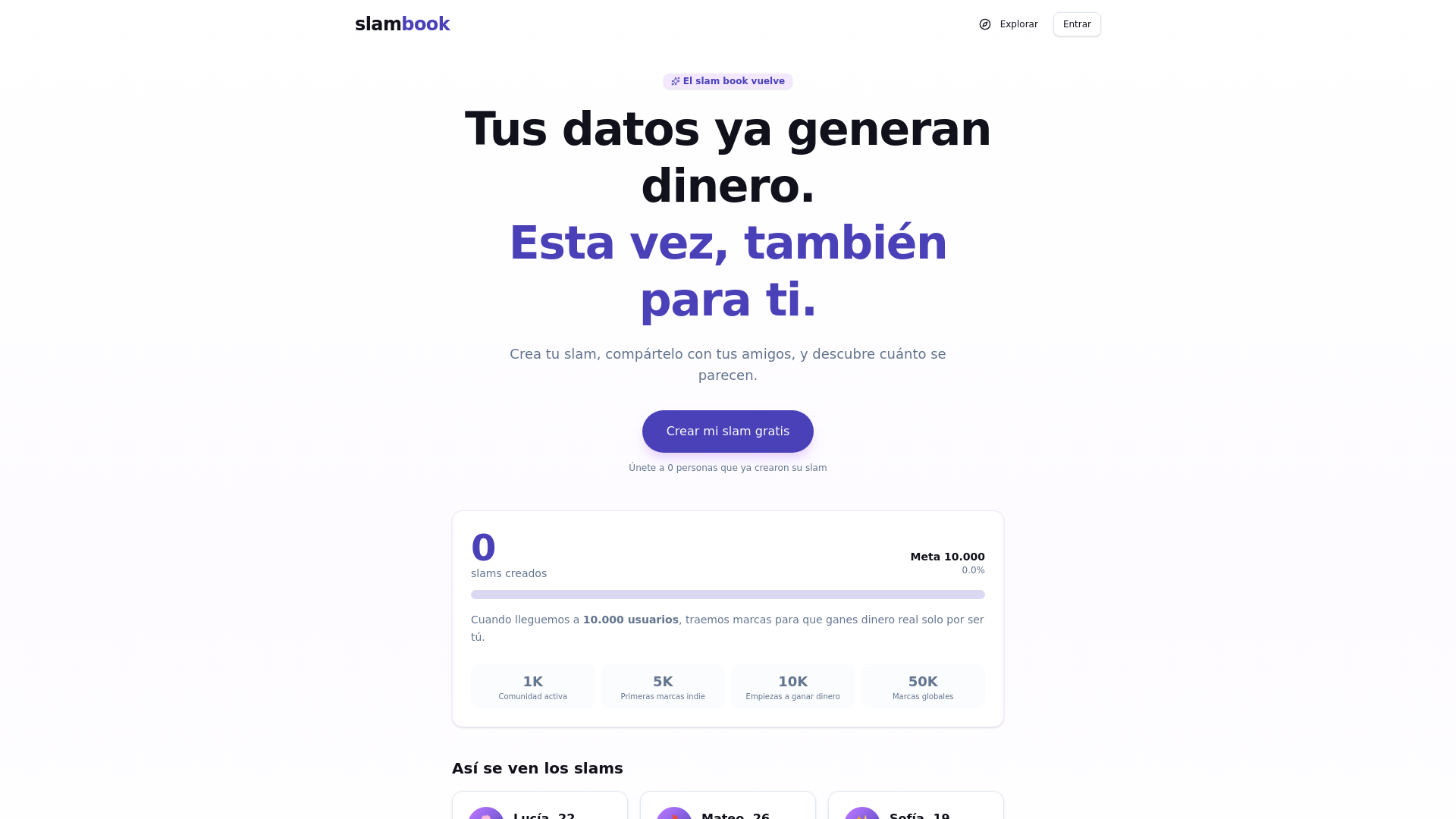 Slambook — slamea a tus amigos gallery image