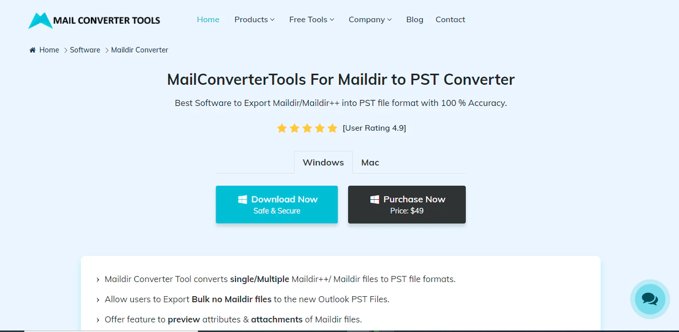 MCT Maildir to PST Converter