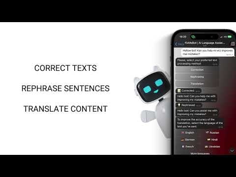 startuptile FixMeBot-AI-powered language assistant