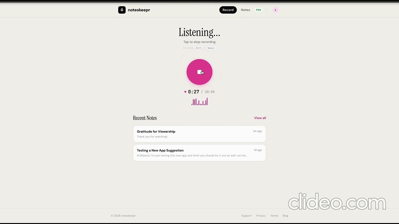 noteskeepr gallery image