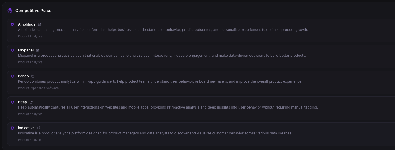 Outcome AI - Screenshot 3 showing product features and functionality