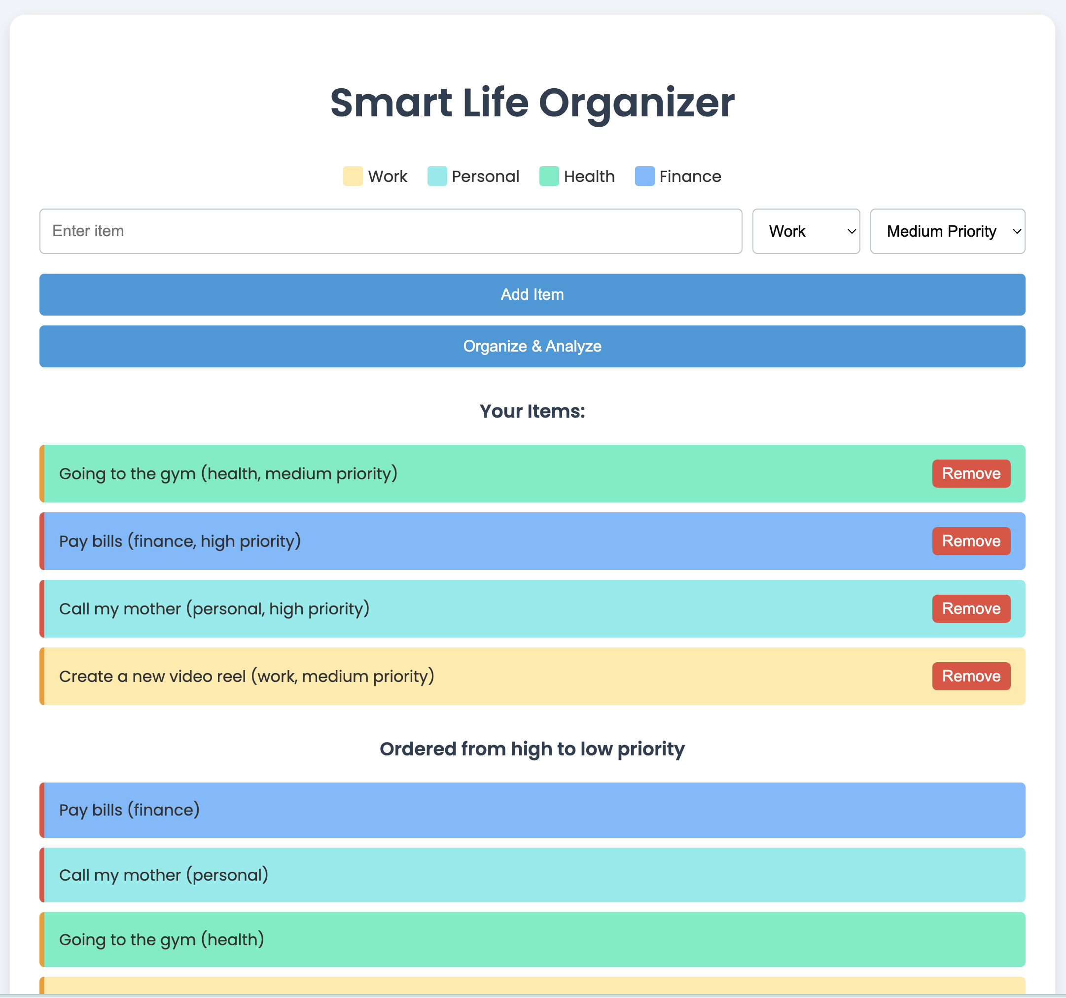 Smart Life Organizer gallery image