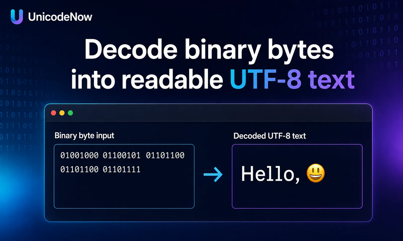 Binary to Text Converter gallery image