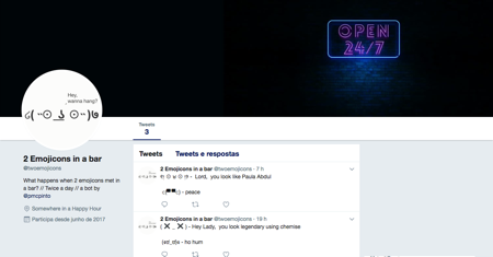 2 Emojicons in a bar gallery image