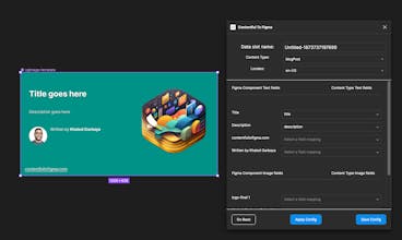 Contentful to Figma Plugin gallery image