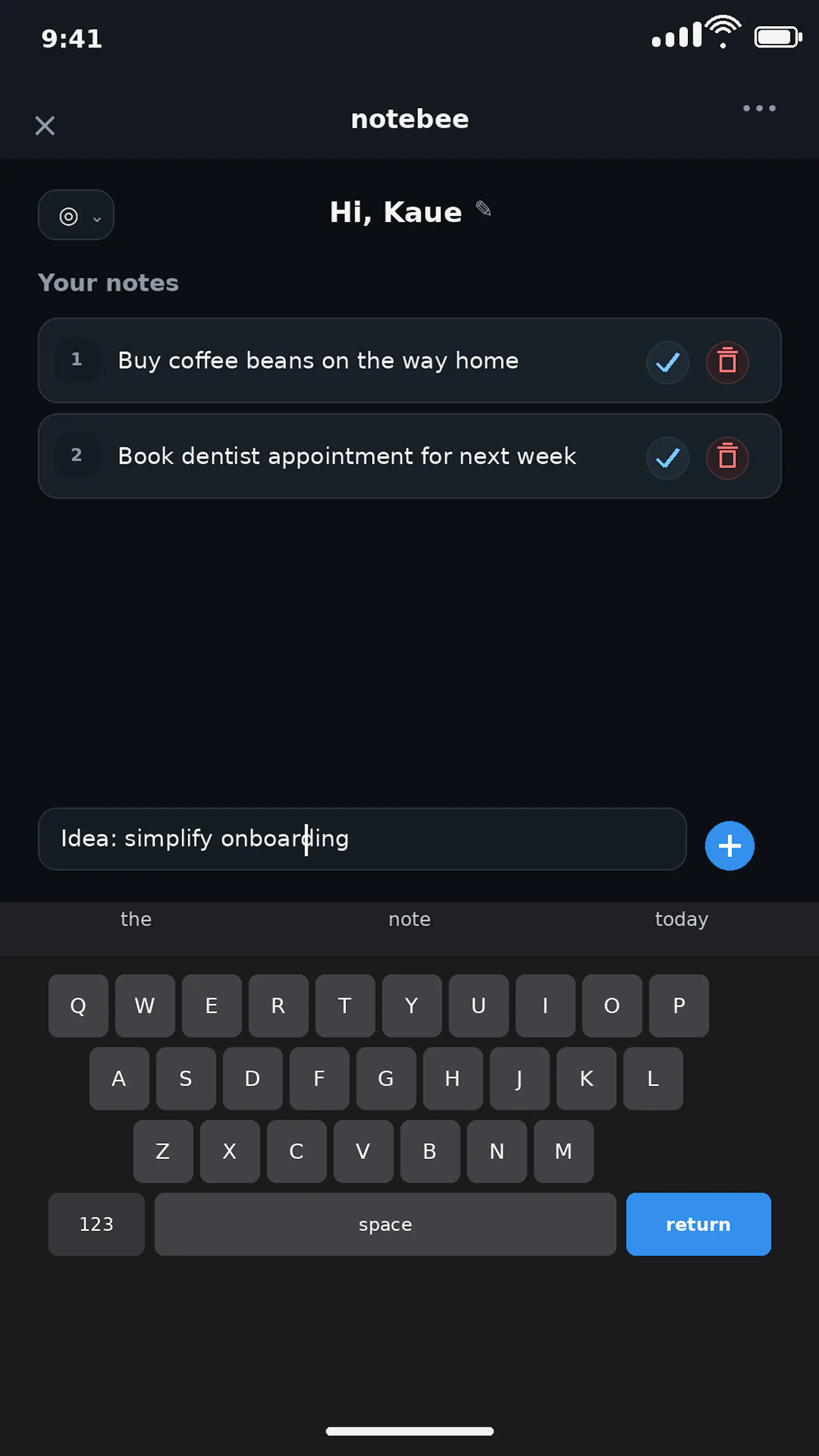 notebee screenshot 2