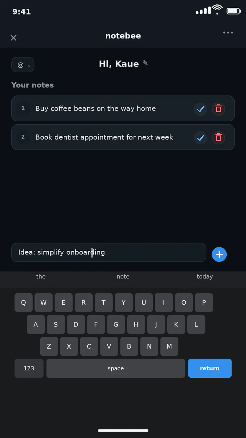 notebee screenshot 2