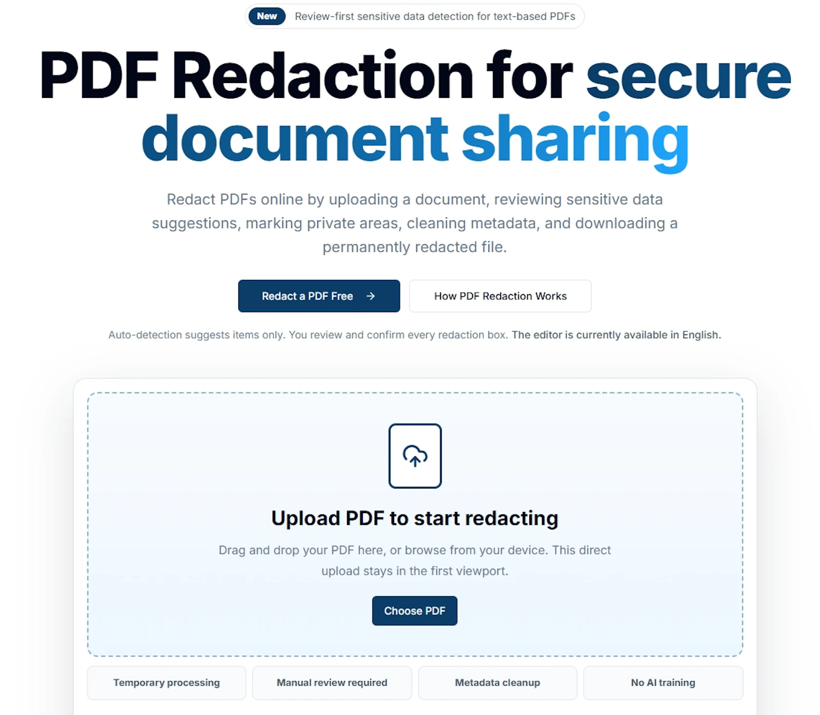 RedactionPDF screenshot 3