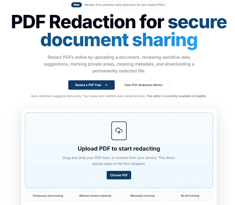 RedactionPDF screenshot 3