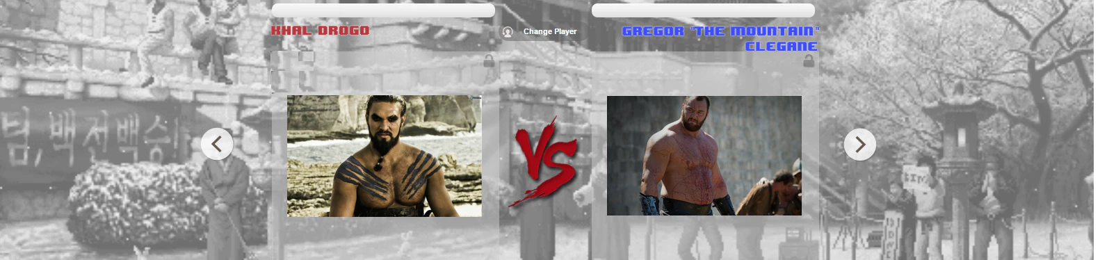 Round One Fight: Game of Thrones