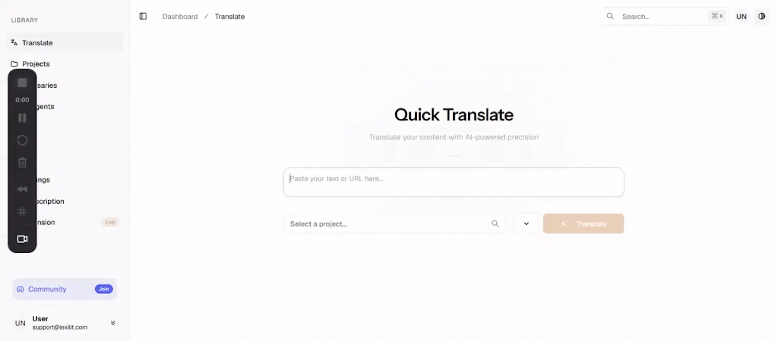 Lexilit screenshot 1 (video preview)