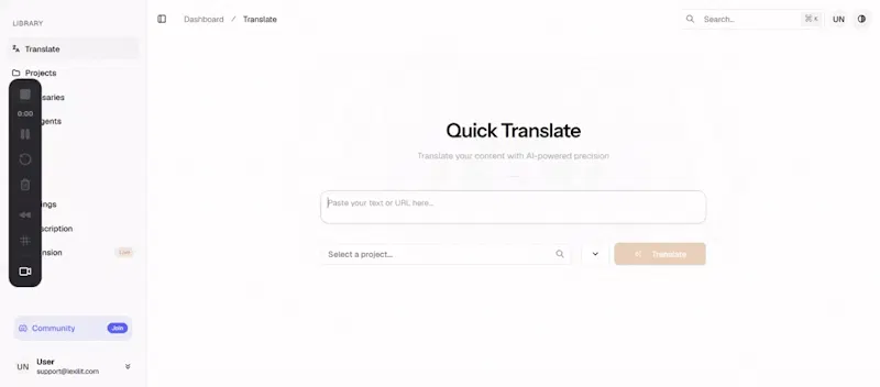 Lexilit screenshot 1 (video preview)