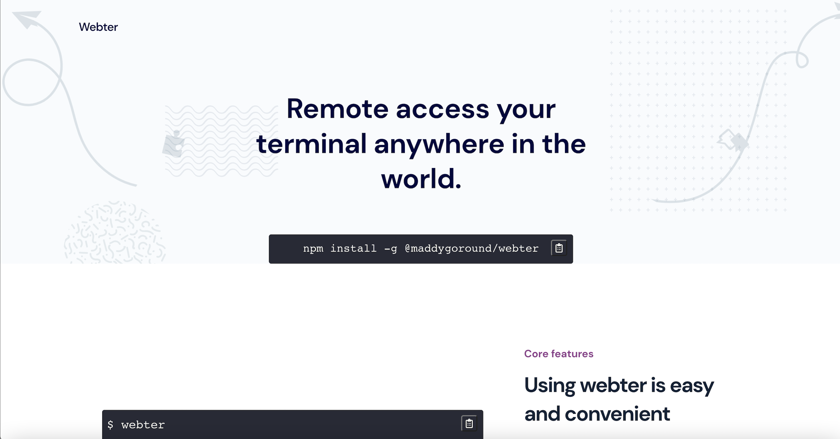 Webter gallery image