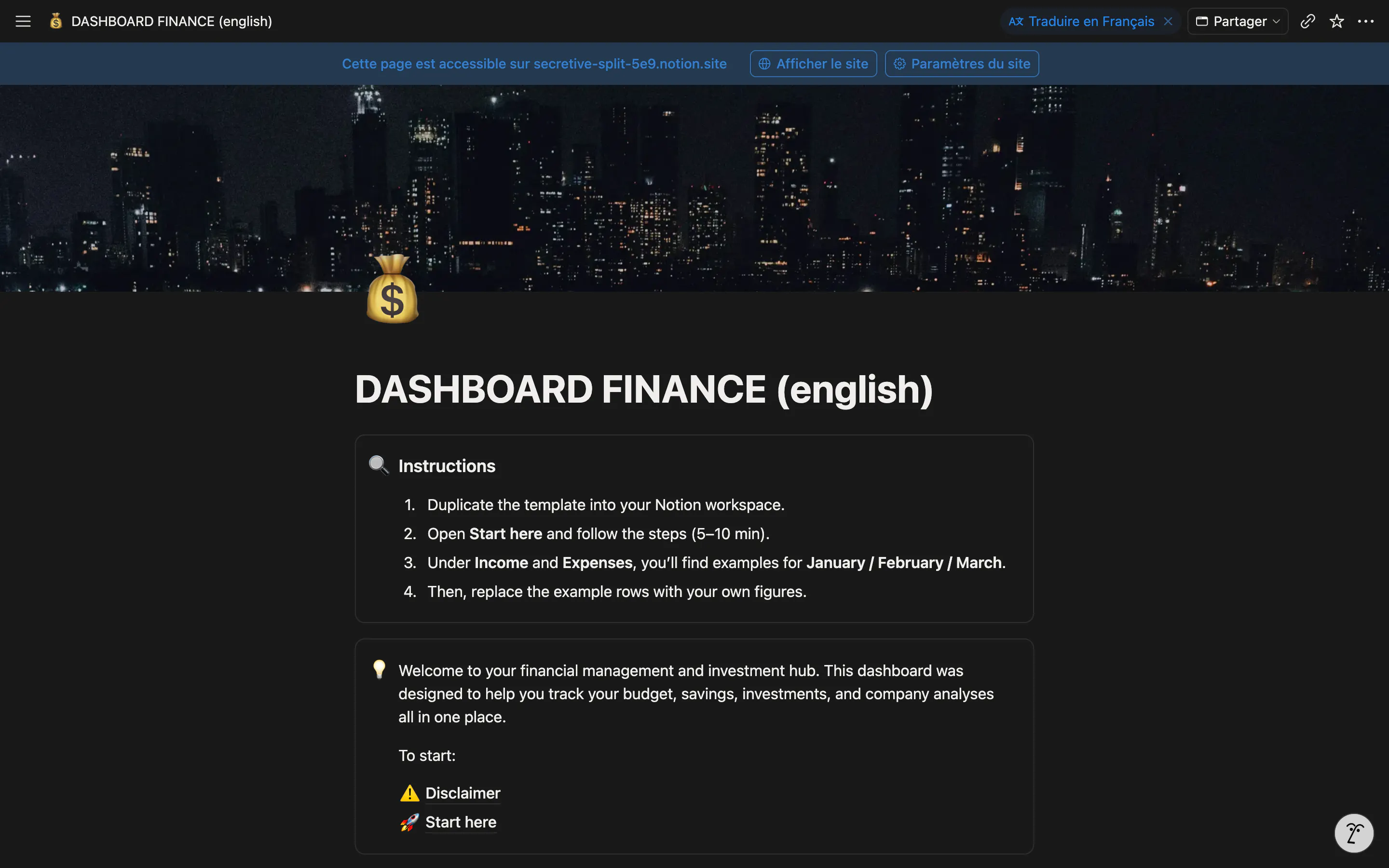 Investment Dashboard gallery image