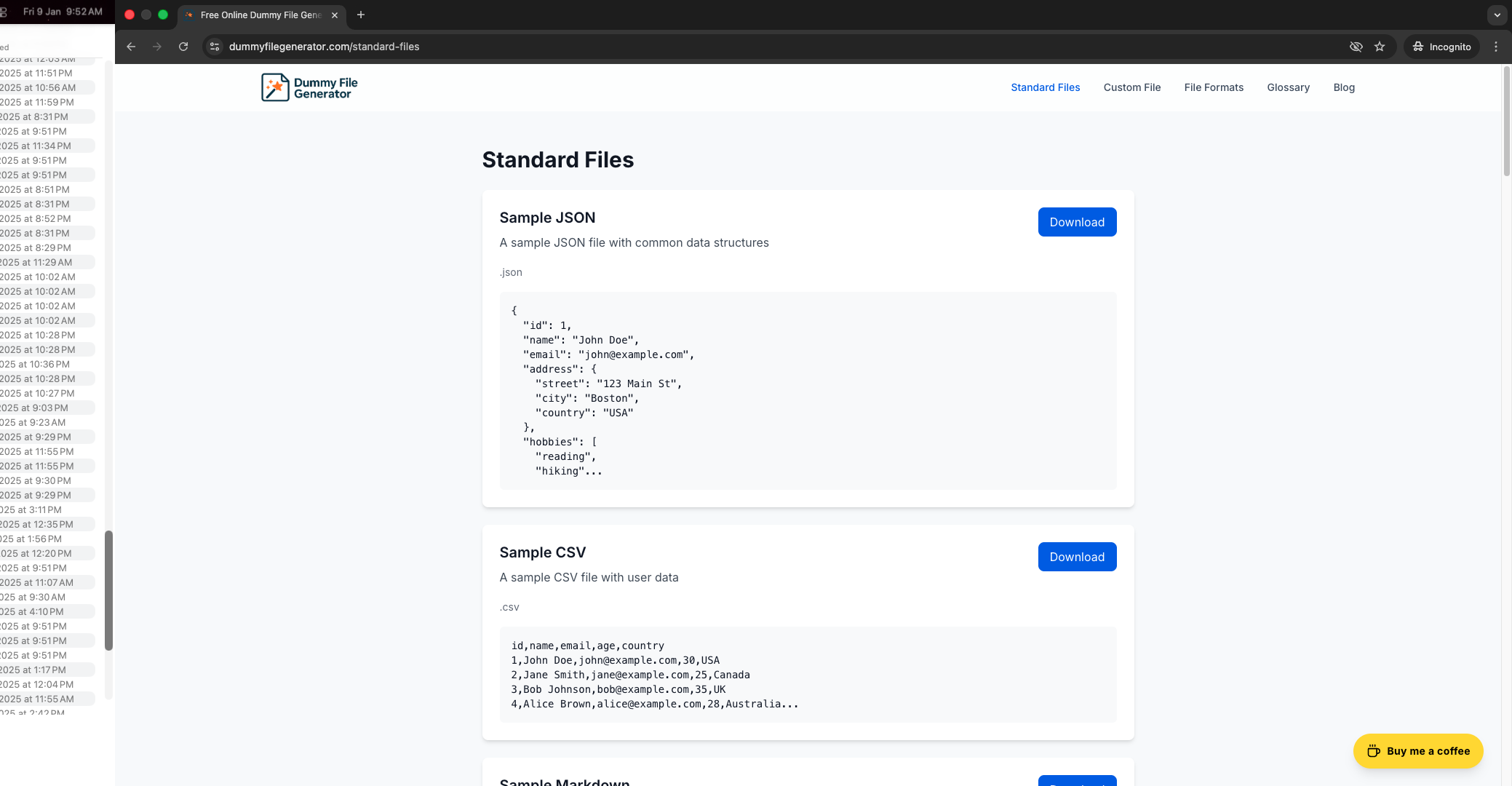 Dummy File Generator gallery image