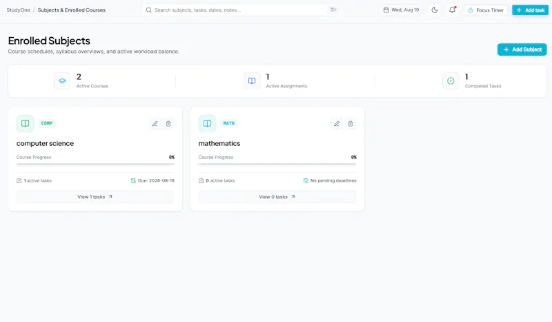 StudyOne screenshot 3