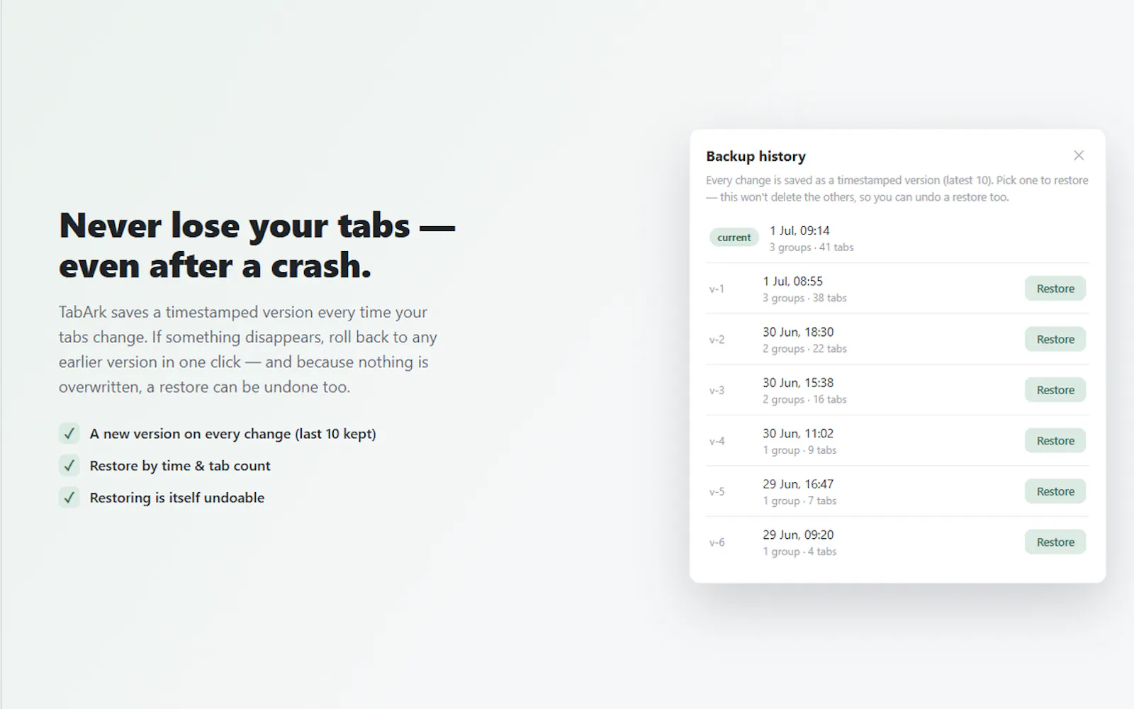 TabArk screenshot 2