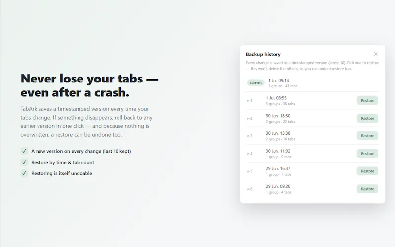 TabArk screenshot 2
