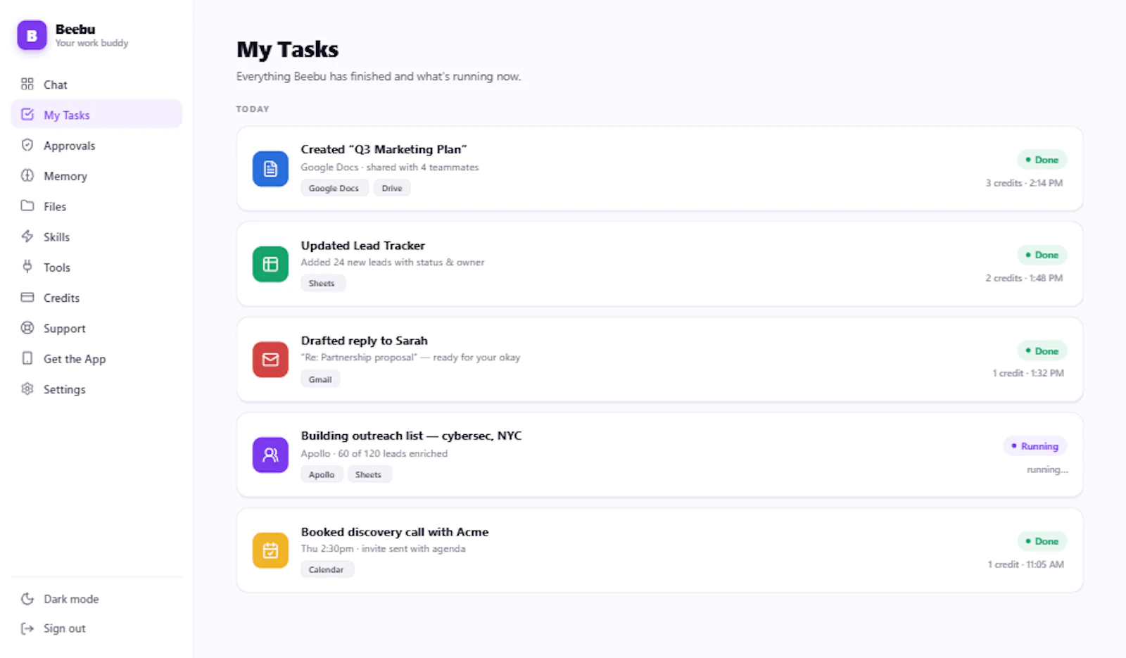 Beebu screenshot 4