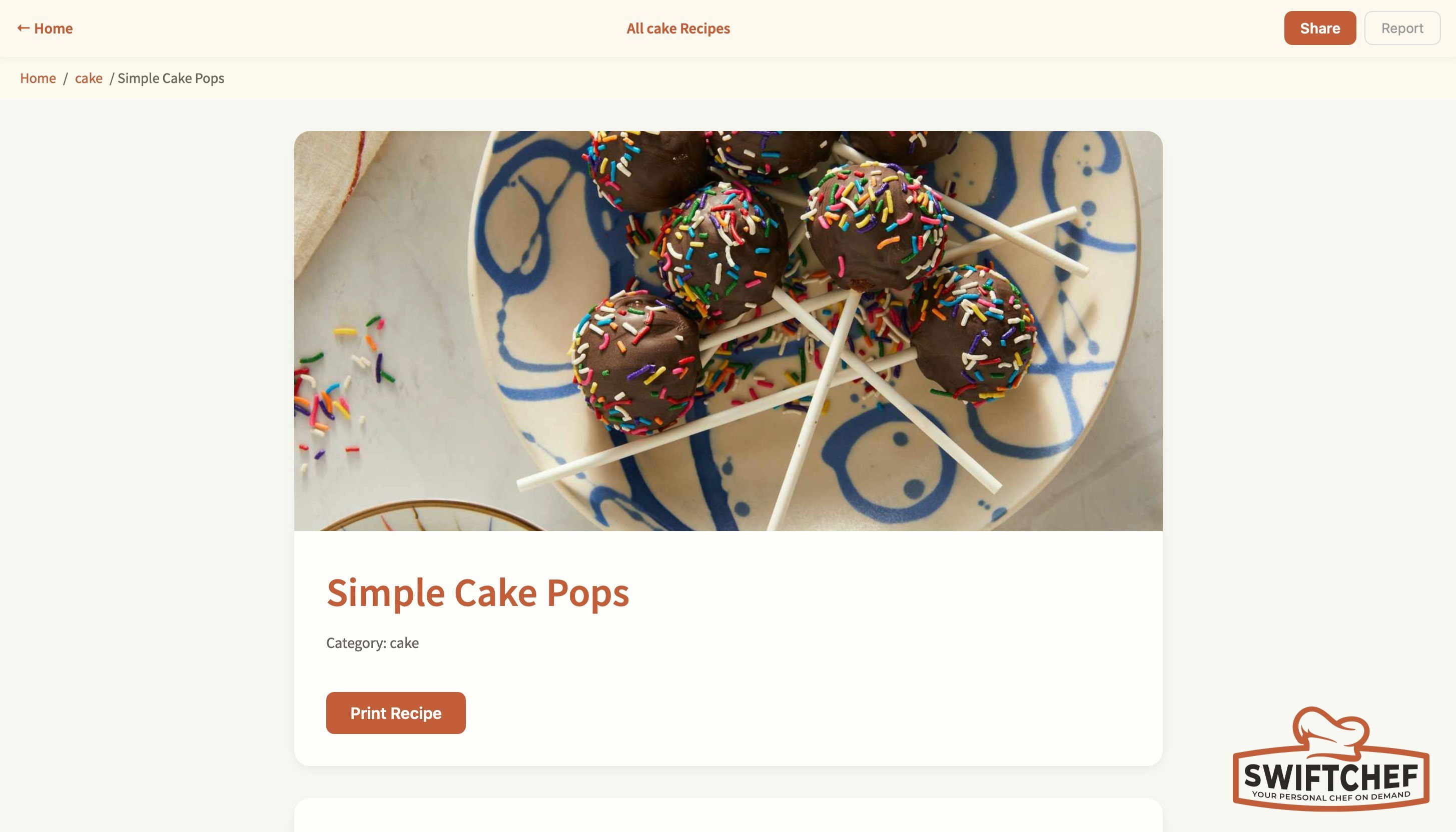 SwiftChef v2 - Screenshot 5 showing product features and functionality