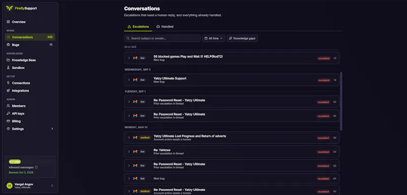 Firefly Support screenshot 3