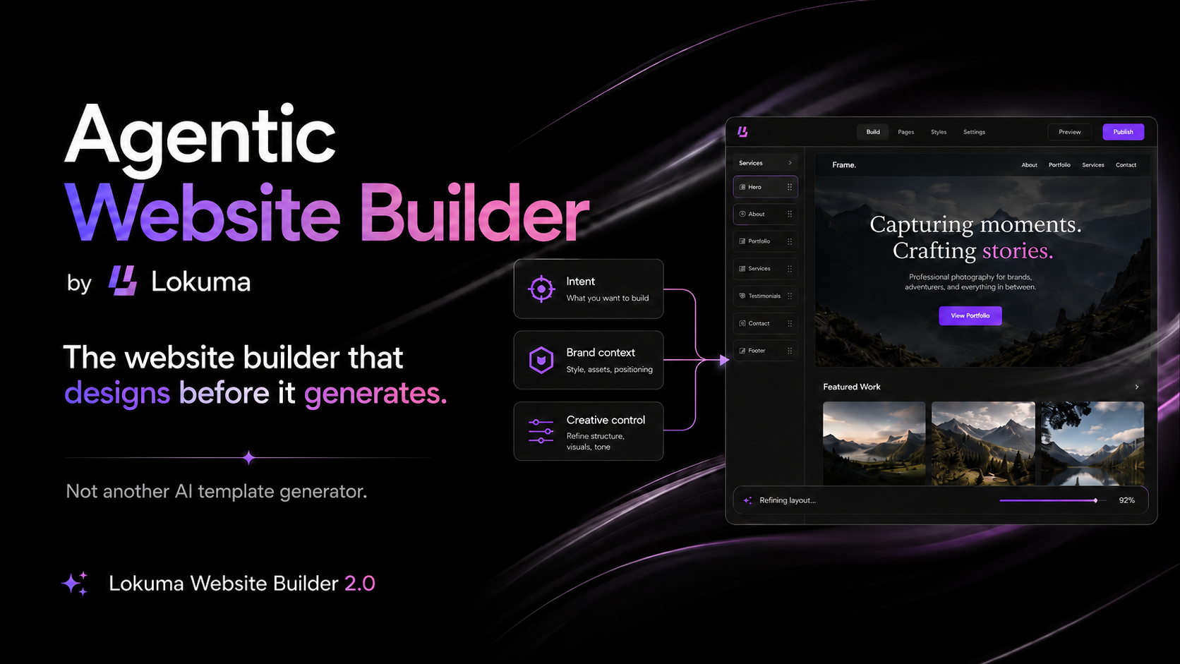 Agentic Website Builder 2.0 by Lokuma gallery image