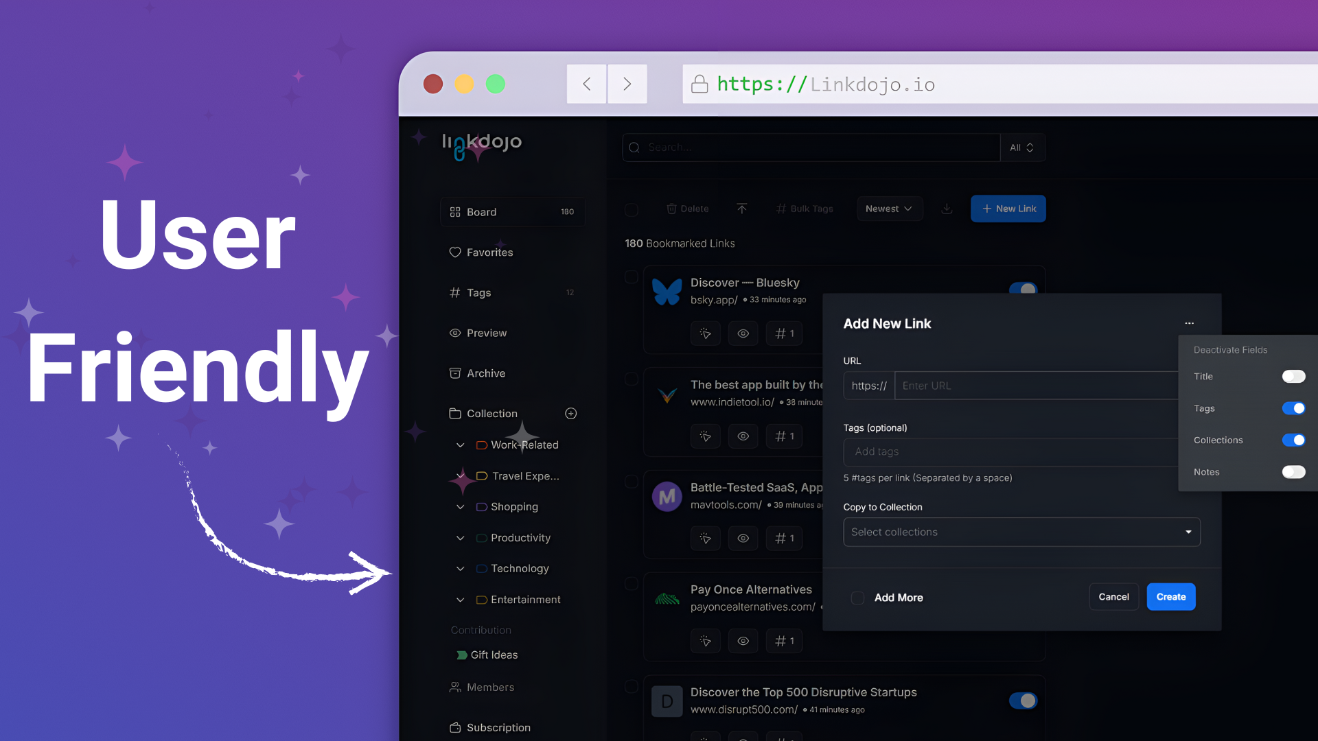 Linkdojo - Incontra, un segnalibro e conquistano il web insieme!🔖🤝 media 6