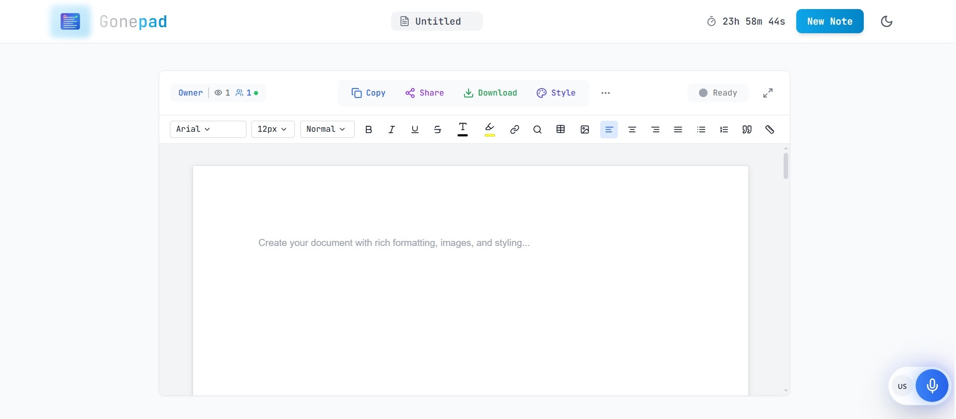 Media GFEPAD - Bảo mật notepad tạm thời 3