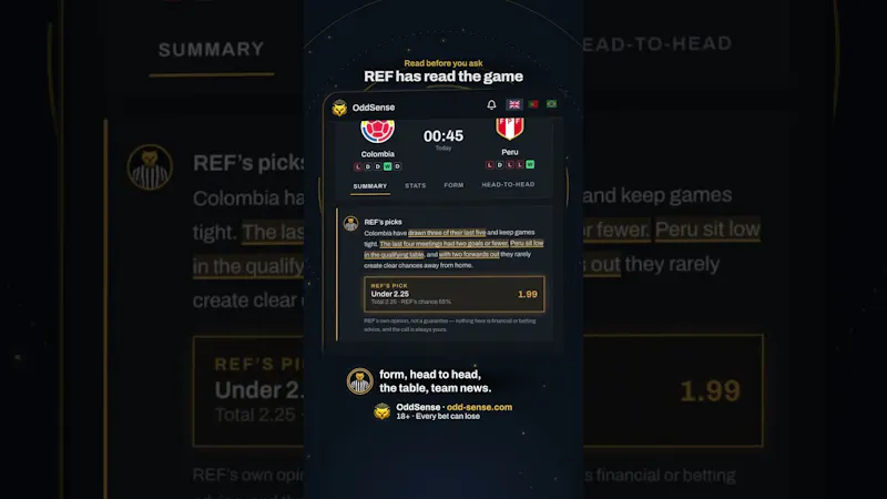 OddSense screenshot 1 (video preview)