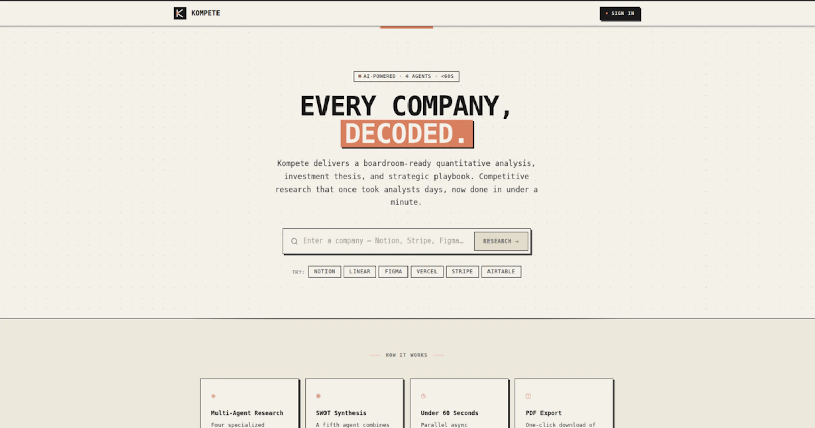 Kompete screenshot 1