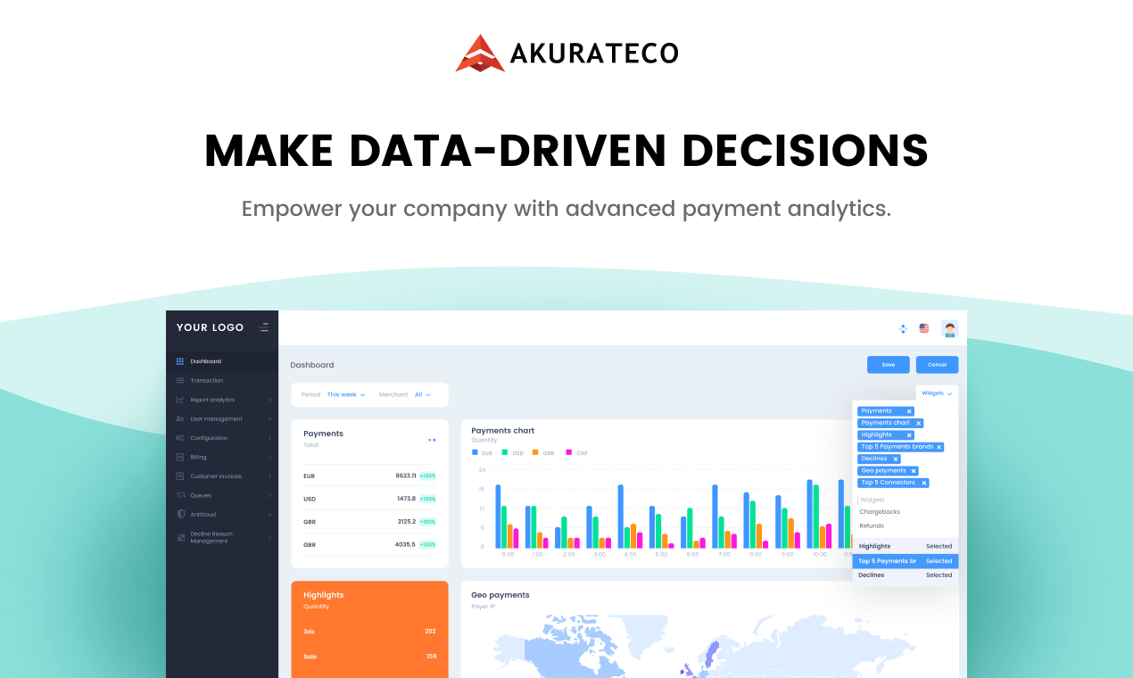 وسائط توجيه الدفع الذكي بواسطة Akurateco 6