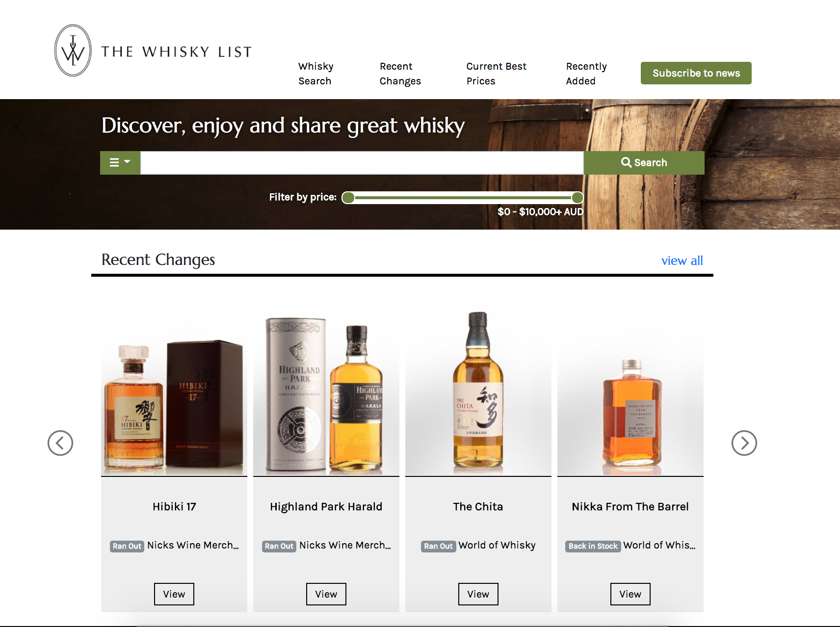 The Whisky List gallery image