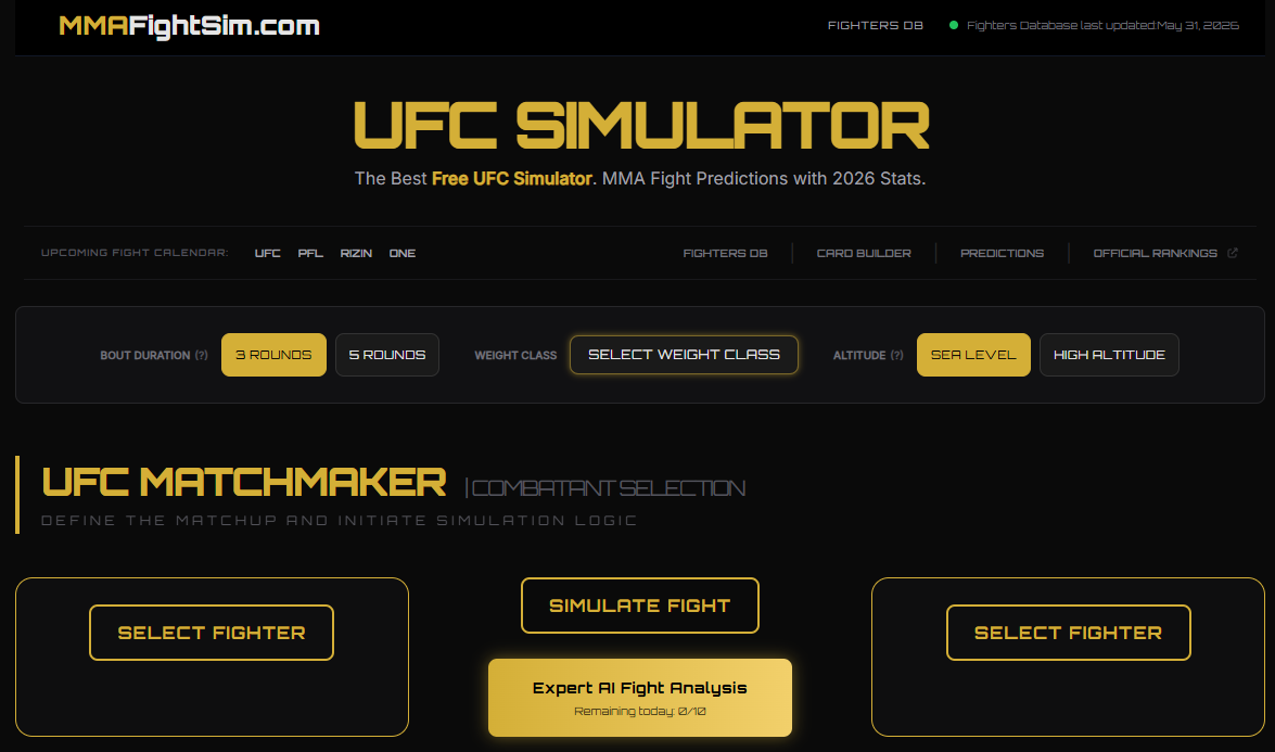 UFC & MMA Fight Simulator gallery image