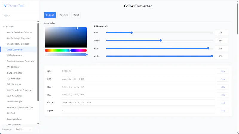 NilVector Online Tools screenshot 1